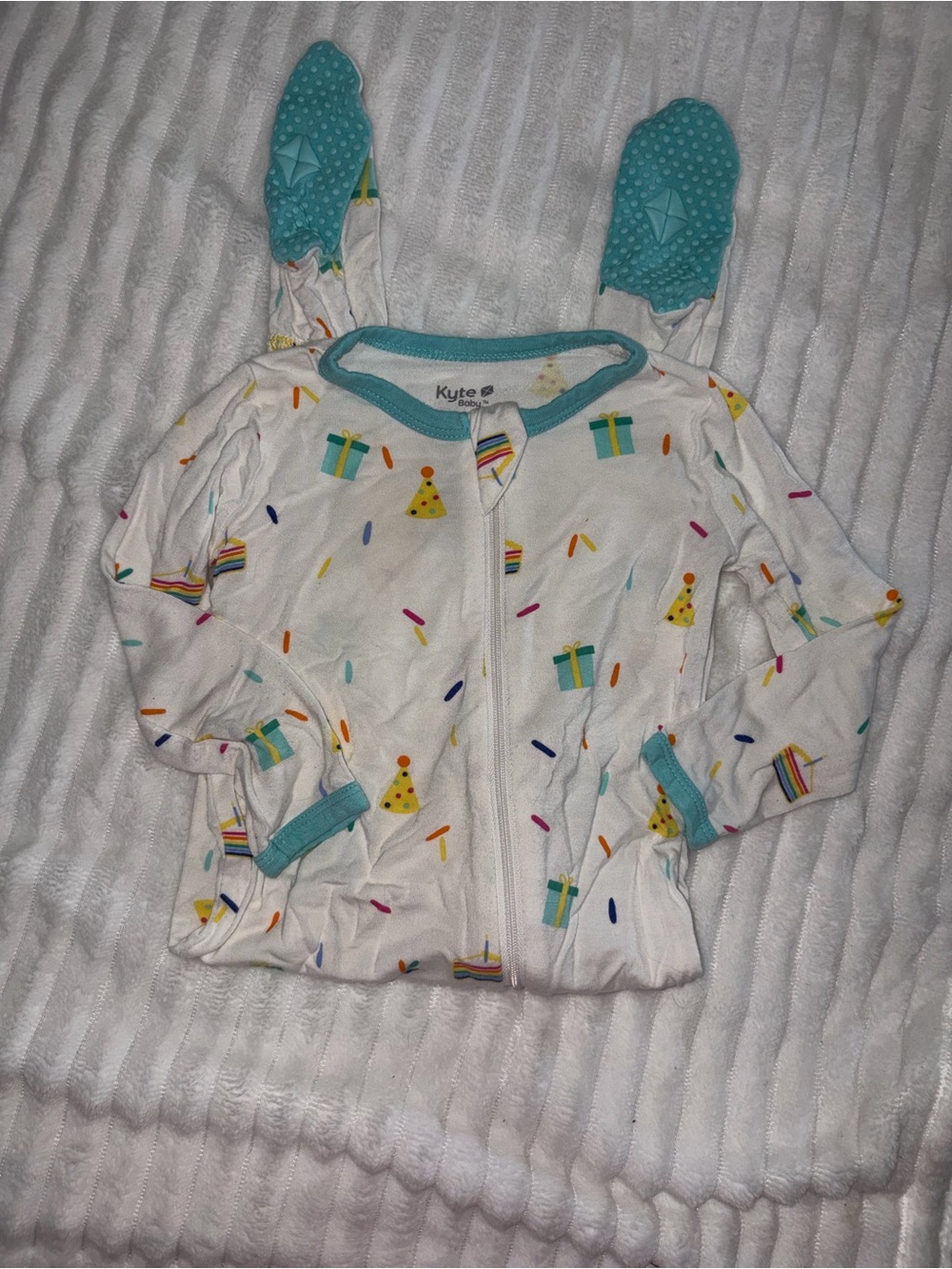 Kyte Baby Zipper Footie - Celebration